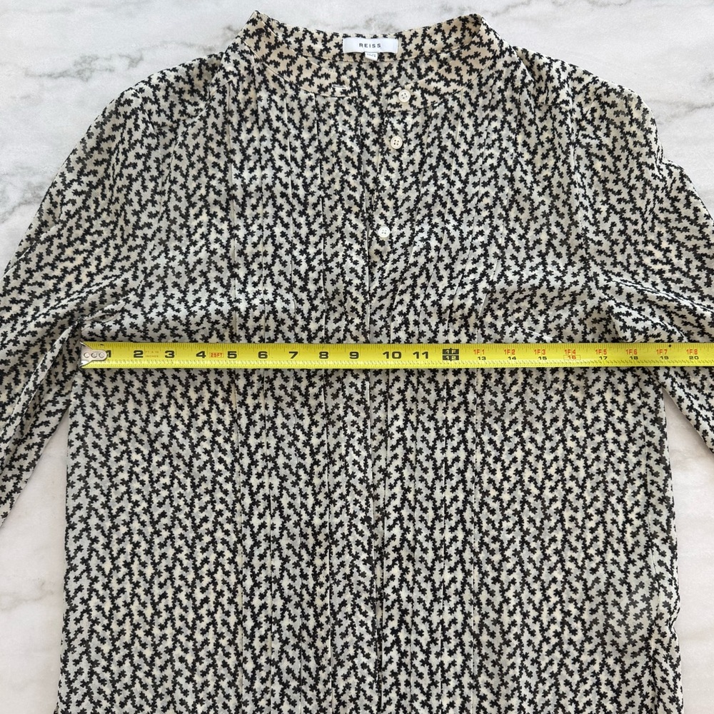 Reiss Lea Desert Trail Print Shirt Women’s Size 8 - Picture 10 of 16